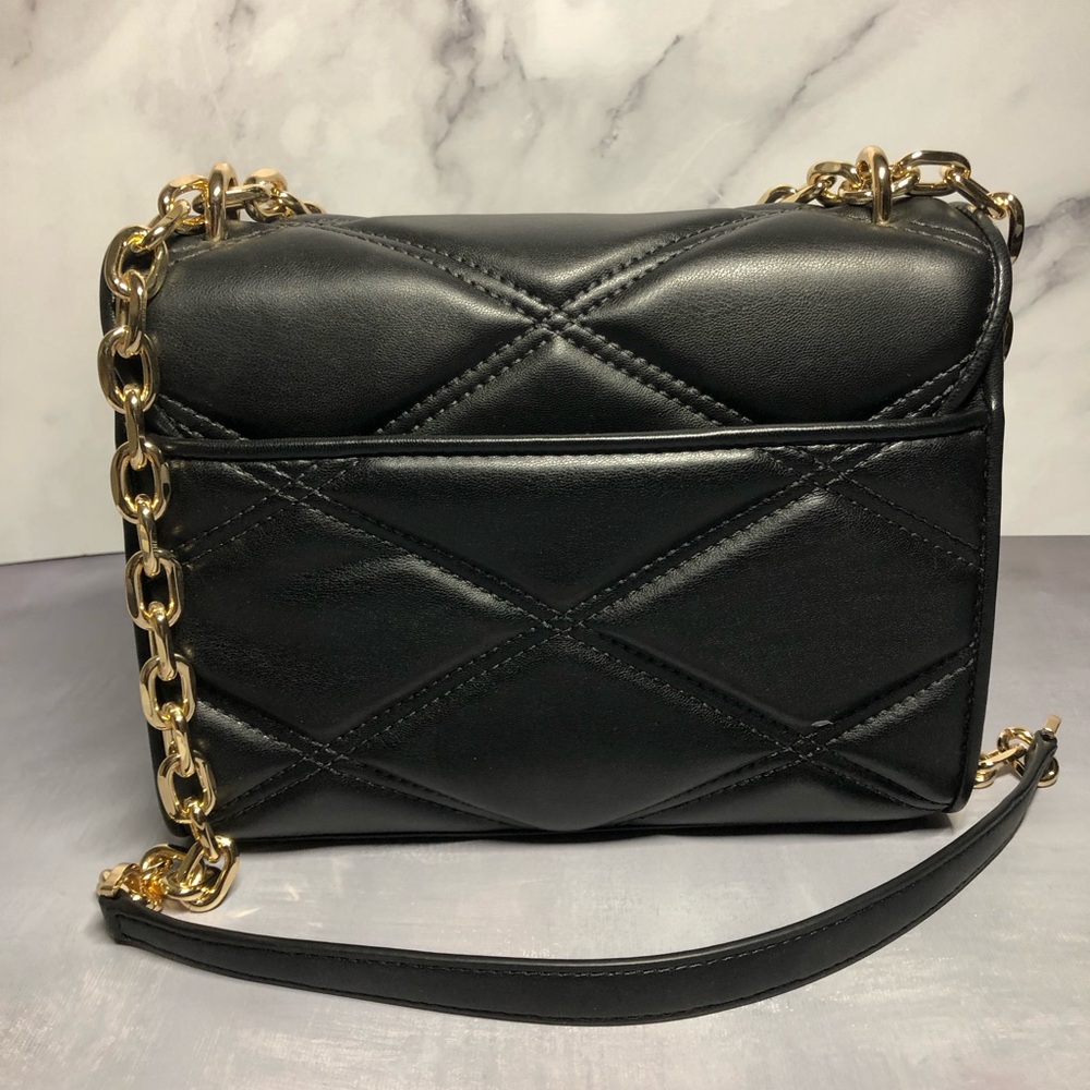 Michael Kors Serena Small Quilted Faux Leather Crossbody Bag - Picture 6 of 7